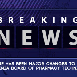 Changes to the Virginia Board of Pharmacy Technicians