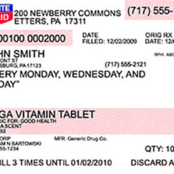 Translation of a Prescription Label